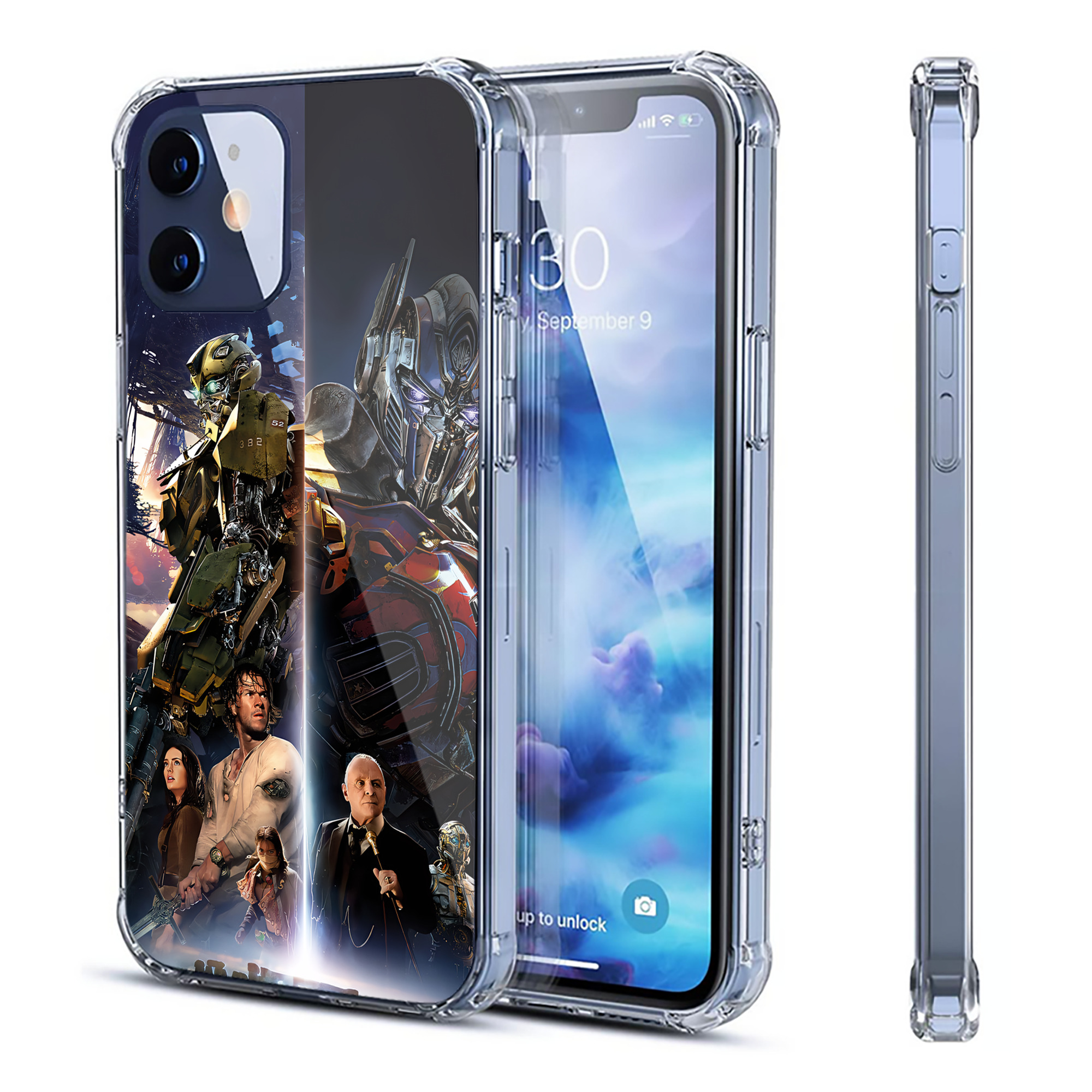 （画像用） Transformers トランスフォーマー 【iPhone 12シリーズ対応】透明スマホケース（クリアソフトケース）